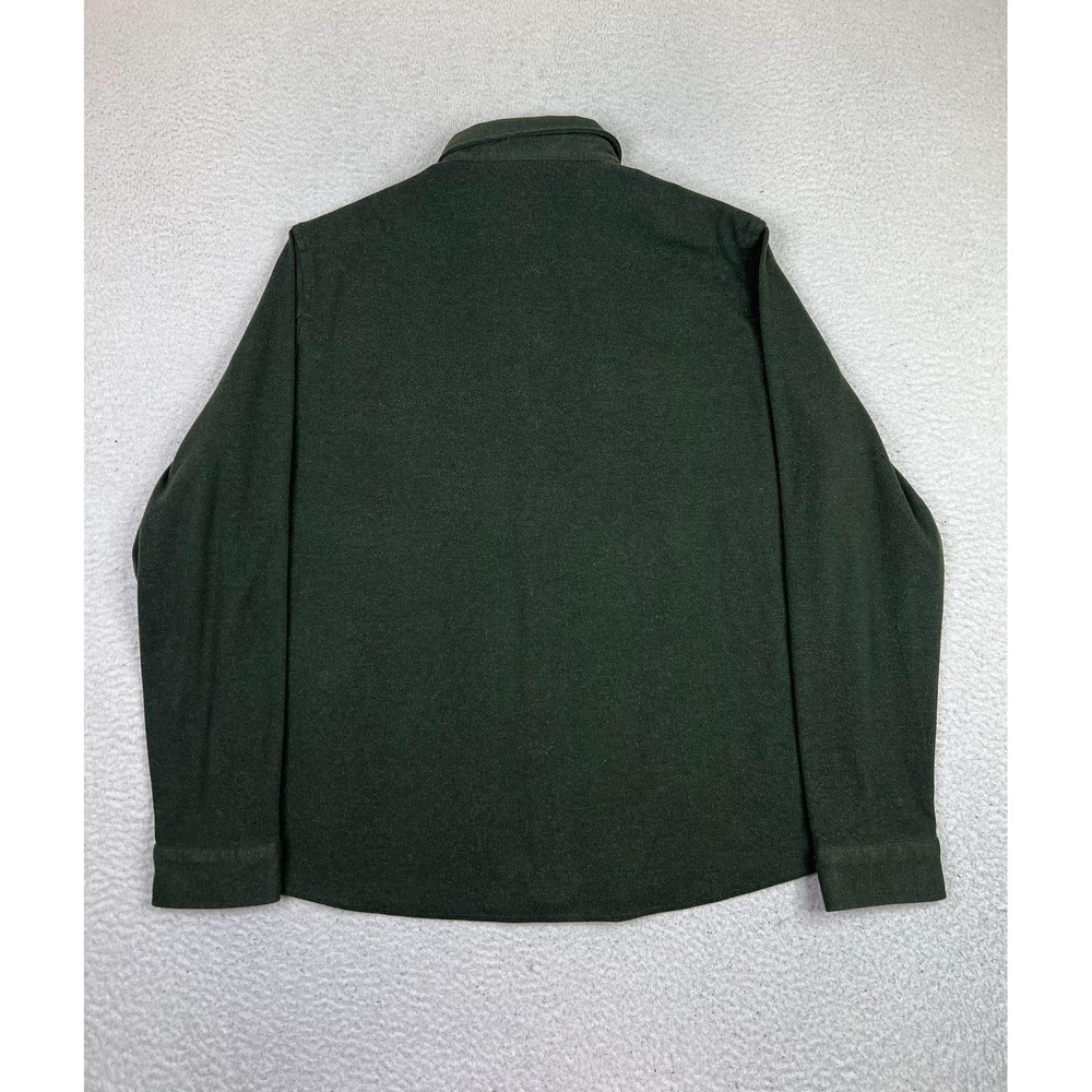 7 Diamonds Shirt Mens 2XL Green Herringbone Generation Soft Flannel Button Up - Picture 2 of 9